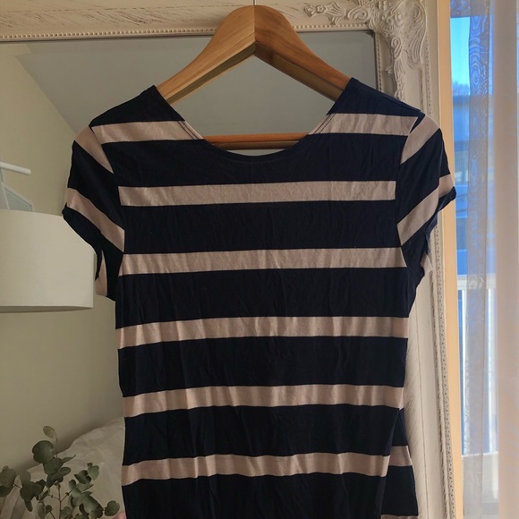 Billabong Striped T-Shirt Dress - Picture 4 of 7